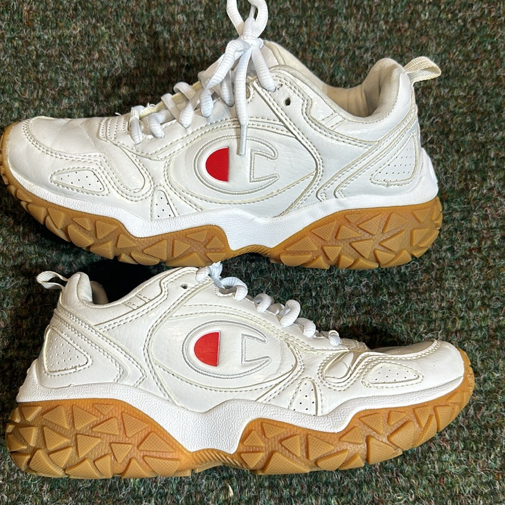 Champion Reverse Weave White Tank Tender Sneakers